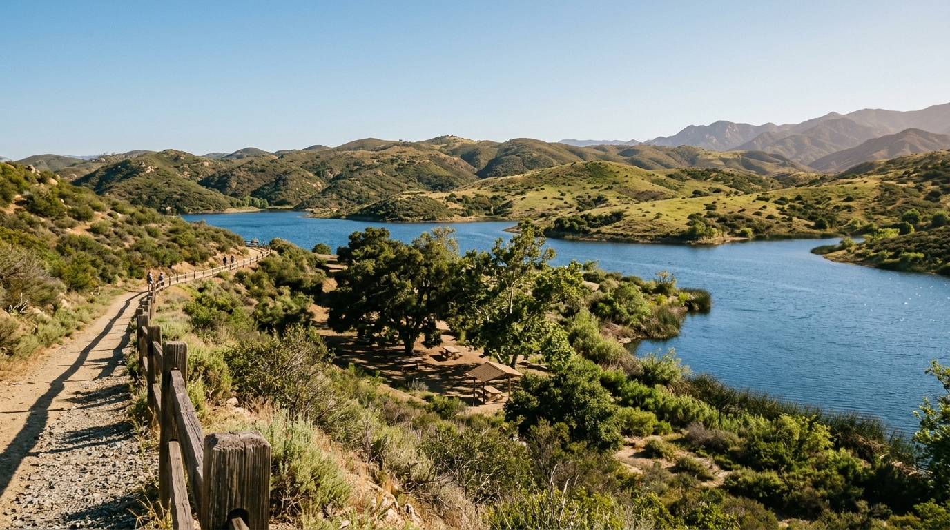 Scenic Riverside County regional park illustrating the 2026–2027 parks master plan and future recreation improvements